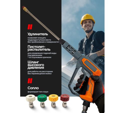 Мойка высокого давления RockForce RF-HRH23W