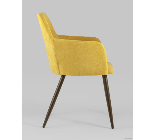 Стул с подлокотниками Stool Group Кинг желтый