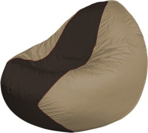 Кресло-мешок Flagman Classic K2.1-33 бежевый/коричневый