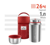 Термос для еды Relaxika 301 1л нержавеющая сталь