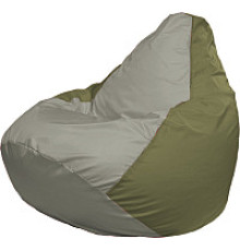 Кресло-мешок Flagman Груша Супер Мега 4XL Г5.1-341 серый/оливковый