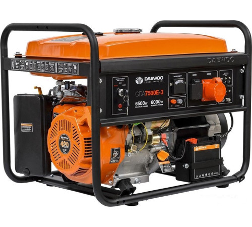 Бензиновый генератор Daewoo Power GDA 7500E-3
