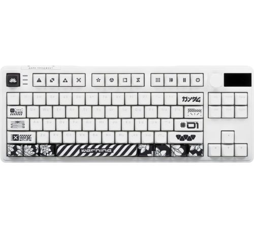 Клавиатура Дарк Проджект KD87A+Numpad G3ms Moonstone, белый