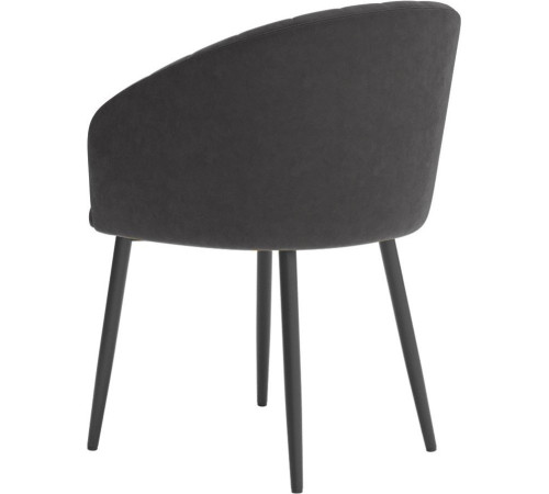 Стул с подлокотниками Табурет Верона бренди 26/каркас черный