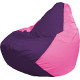 Кресло-мешок Flagman Груша Медиум XL Г1.1-32 фиолетовый/розовый
