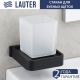 Набор аксессуаров для ванной Lauter 21SH7062 + 21SH7052 + 21SH7092 + 21SH8372 Matt Black, 4 предмета