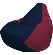 Кресло-мешок Flagman Груша Макси Г2.1-49 бордовый/синий темный