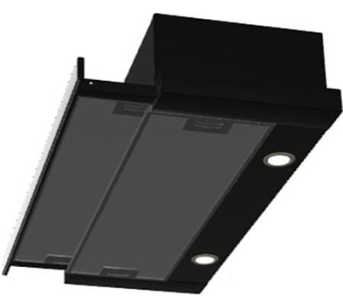 Кухонная вытяжка Elikor Интегра Glass 60П-400-В2Л черный/черное стекло 954865
