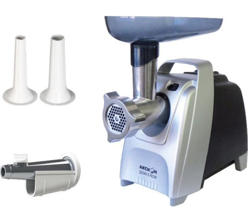 Мясорубка Аксион М 61.04 черный/серебристый