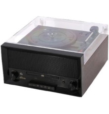 Многофункциональный аудиоцентр Ritmix LP-400B черный/коричневый