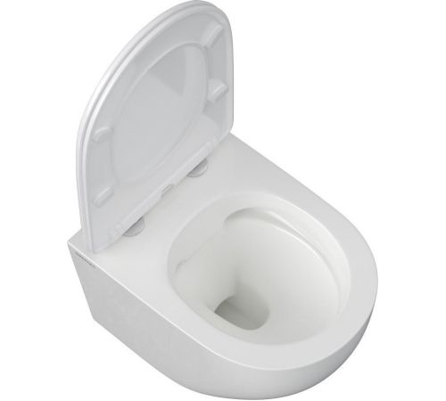 Унитаз подвесной Berges Wasserhaus OKUS с сиденьем Slim SO микролифт
