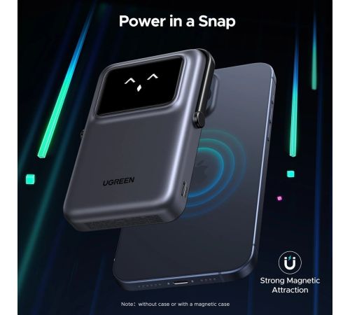 Внешний аккумулятор Ugreen PB572 10000mAh серый