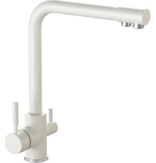 Смеситель MARRBAXX Карельский камень КМ006/G31 белый