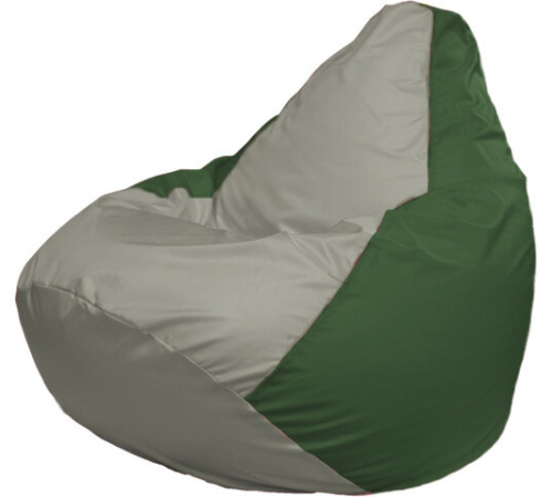 Кресло-мешок Flagman Груша Макси Г2.1-339 зеленый/серый