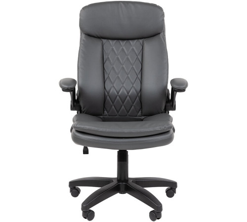 Офисное кресло CHAIRMAN 533 экокожа серый