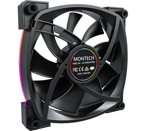 Вентилятор для корпуса Montech AX140 PWM черный