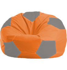 Кресло-мешок Flagman Мяч Стандарт М1.1-214 оранжевый/серый