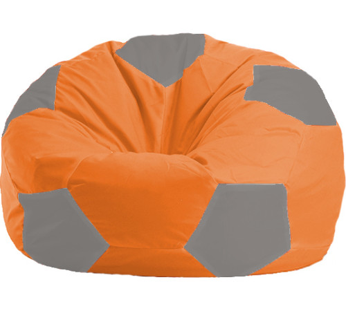 Кресло-мешок Flagman Мяч Стандарт М1.1-214 оранжевый/серый