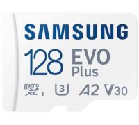 Карта памяти Samsung EVO Plus 2024 microSDXC 128GB с адаптером