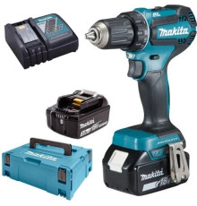 Дрель-шуруповерт Makita DDF485RFJ с 2-мя АКБ, кейс
