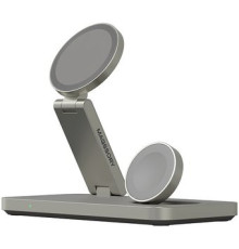 Беспроводное зарядное Magssory Yoga 3 в 1 Charging Station для Samsung Qi2 WCH017t титан