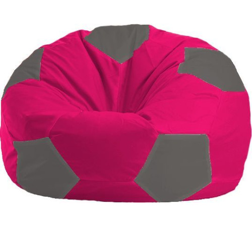 Кресло-мешок Flagman Мяч Стандарт М1.1-379 малиновый/темно-серый