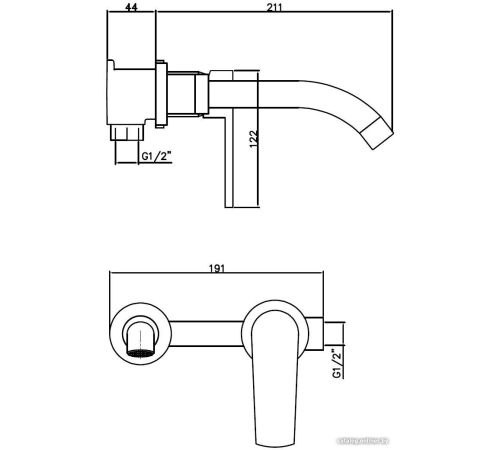 Смеситель Esko SM28 CR
