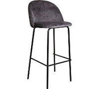 Стул AksHome Icon серый велюр HLR 21/черный