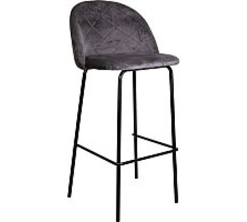 Стул AksHome Icon серый велюр HLR 21/черный