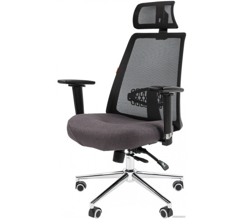 Офисное кресло CHAIRMAN 535 LUX черный/серый