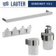Набор аксессуаров для ванной Lauter 21TS3018 + 21TS3020 + 21TS3008 + 21TS3005 Chrome, 4 предмета