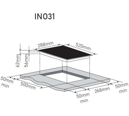 Варочная панель ZorG INO31 white