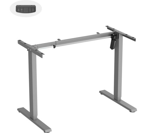 Стол с регулировкой высоты ErgoSmart Electric Desk Slim 1380х800х18 мм Ясень Тронхейм/серый