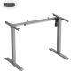 Стол с регулировкой высоты ErgoSmart Electric Desk Slim 1380х800х18 мм Ясень Тронхейм/серый