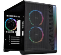 Корпус 1stPlayer VT6 с тремя вентиляторами FS7, черный