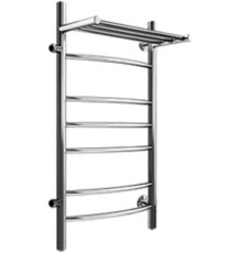 Полотенцесушитель Маргроид Вид 5 боковое подключение с полкой 80x50 слева