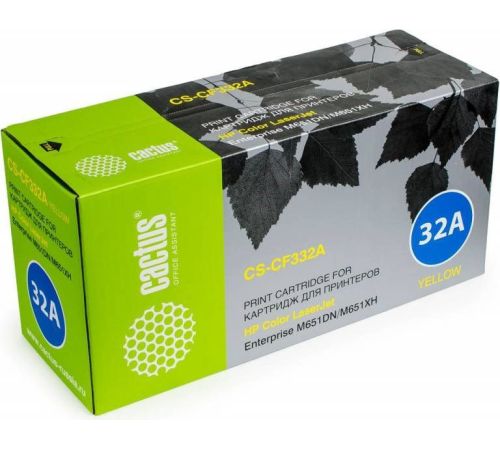 Картридж CACTUS CS-CF332A аналог HP CF332A