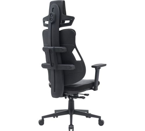 Игровое геймерское кресло CACTUS CS-CHR-DUO-GYBK серый/черный