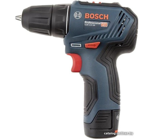 Дрель-шуруповерт Bosch GSR 12V-30 Professional 06019G9000 с 2-мя АКБ, кейс
