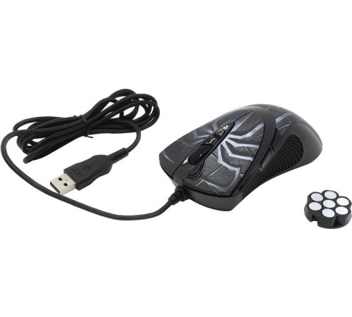 Игровая мышь A4Tech XL-747H черный/синий