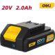 Аккумулятор Deli EDL-DC20A2 20В/2 Ah