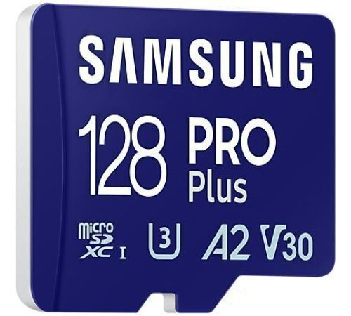 Карта памяти Samsung PRO Plus microSDXC 128GB MB-MD128SA/EU с адаптером
