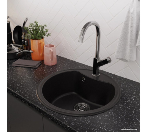 Кухонная мойка Mixline ML-GM09 551805 ультра-черный