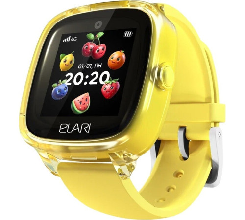 Детские умные часы Elari KidPhone Fresh 4G желтый