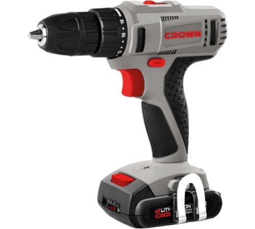 Дрель-шуруповерт Crown CT21055L-1.5 BMC с 2-мя АКБ, кейс