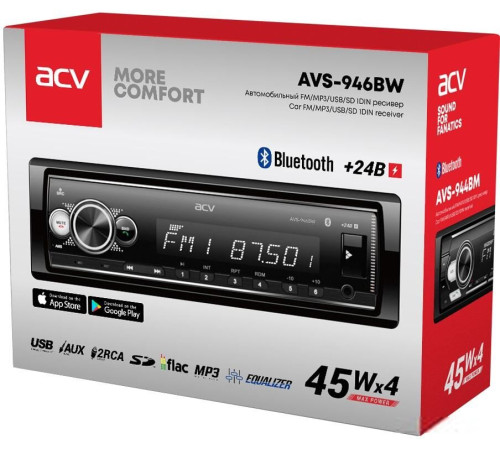 USB-магнитола ACV AVS-946BW