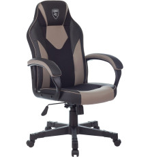 Кресло Zombie Game 17 черный/серый