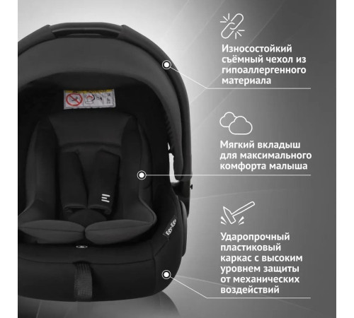 Детское автокресло Еду-Еду KS 318 KRES4091 черный
