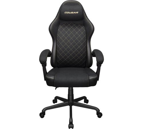 Игровое геймерское кресло Cougar Fusion EX Black Gold черный