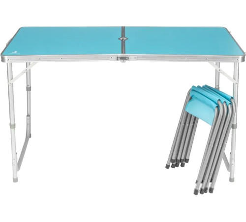 Стол со стульями Coyote HKTB-1002 голубой